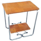 Vintage Bauhaus Art Deco Bijzettafel Sidetable Nachtkastje thumbnail 1