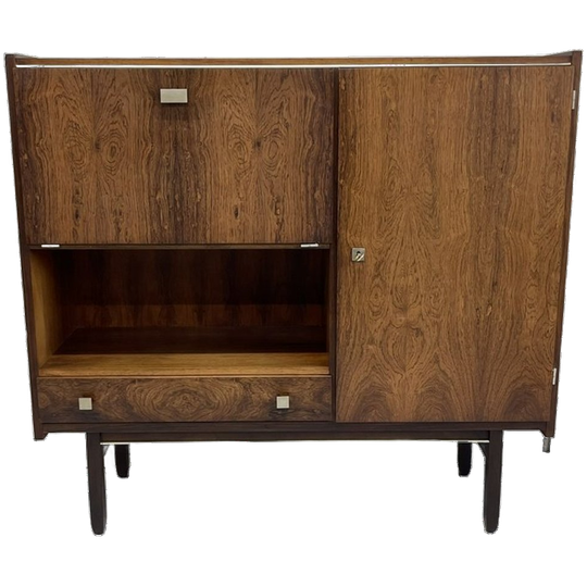 Vintage Bar Highboard Midcentury Gnb België J`60 Kast 1