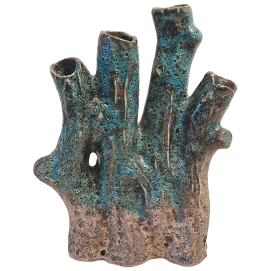 Prachtige Retro Vaas Tulpenvaas Koraal Vaas 1