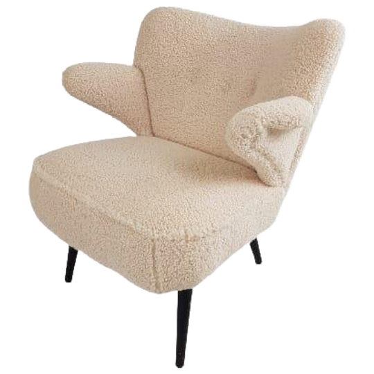 Vintage Cocktail Stoeltje Teddy | Theo Ruth Club Fauteuil 1