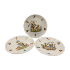 Kinderservies Vintage Bordjes Set Van 3 Old Foley James Kent thumbnail 1