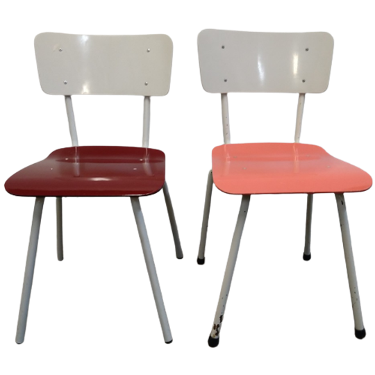 2 Vintage Keukenstoelen 1