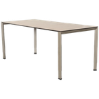 Ahrend 700 Bureau, Eiken Blad, 180 X 80 Cm, Hoogte Instelbaar Onderstel thumbnail 1