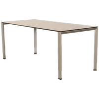 Ahrend 700 Bureau, Eiken Blad, 180 X 80 Cm, Hoogte Instelbaar Onderstel