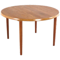 Deense Ronde Eettafel 'horne' Vintage