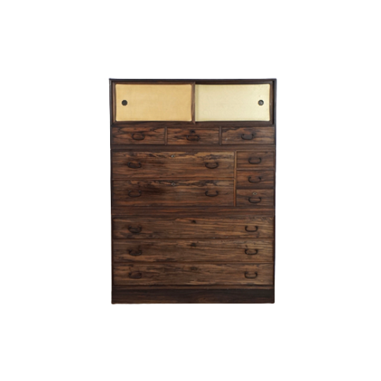 19 Century Japanese Cabinet In Rosewood 1
