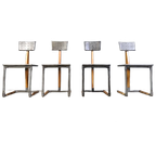 Vintage Industrial Chairs, 1970s - Set Of 4 thumbnail 1