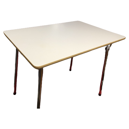 Eettafel Formica ‘Effen Wit’