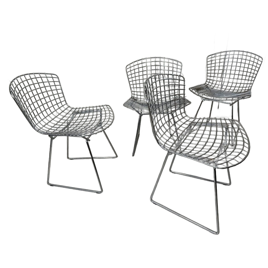 4x Bertoia Wire Side Chair – Knoll 1