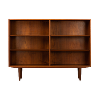 Deens Design Palissander Lage Boekenkast By Hundevad & Co, 1960S