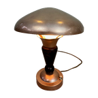 Art Deco Mushroom Tafellamp – Messing thumbnail 1