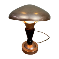 Art Deco Mushroom Tafellamp – Messing