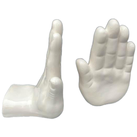 Vintage Boekenstandaards Hand 1