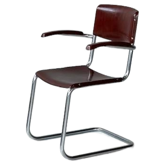 Bremshey & Co Sledestoel Vintage Buisframe Stoel Bauhaus 1