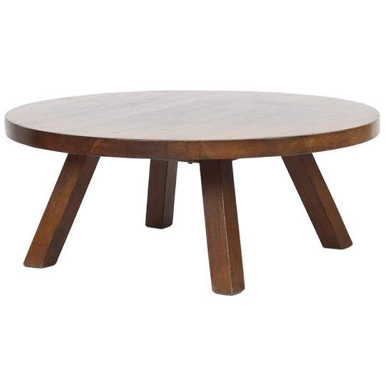 Vintage Landelijke Mid-century Brutalist Salontafel 1