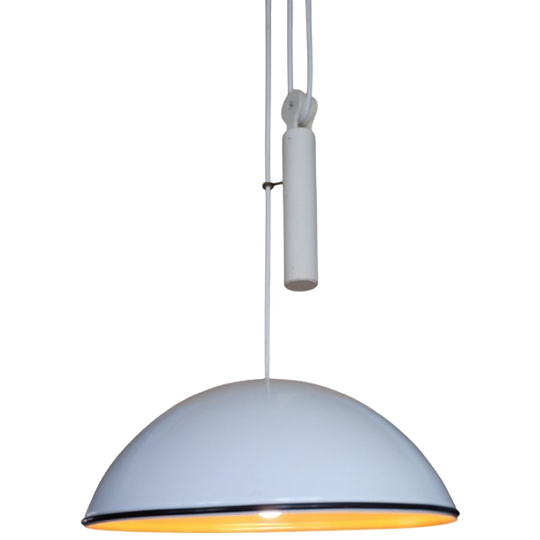 Flos Italië, Vintage Hanglamp Jaren 70 1