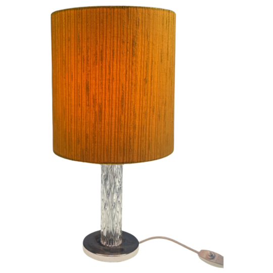 Kaiser Leuchten Tafellamp, Ijsglazen Voet, 1970's 1
