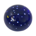 Antica Murrina Veneziana - Handmade - Murano - Glass Paperweight ‘La Notte’ / Starry Night thumbnail 1