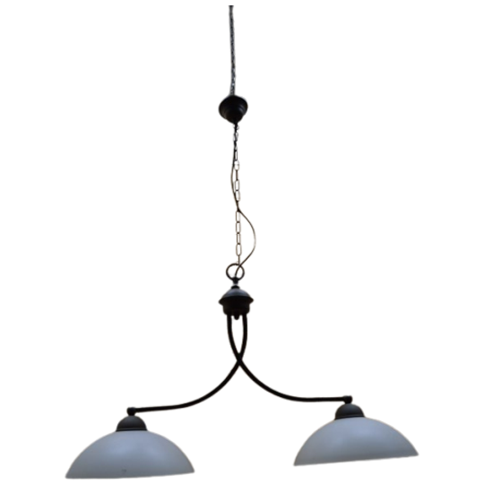 Hanglamp Metaal Met Glas 1