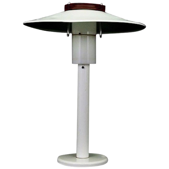 White Bedside Lamp, Danish Design, 1960s, Production: Denmark 1