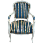 French Armchair Louis Xv Chairs, 20Th Ce thumbnail 1