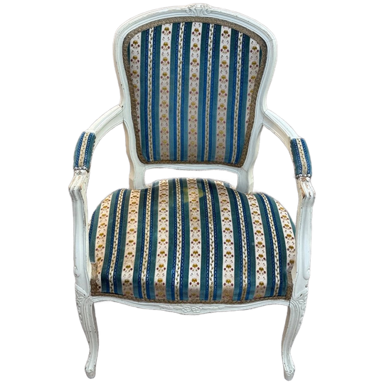 French Armchair Louis Xv Chairs, 20th Ce 1