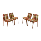 Set Of 4 Isa Bergamo Chairs / Eetkamerstoelen, Italy 1960’S thumbnail 1