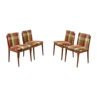 Set Of 4 Isa Bergamo Chairs / Eetkamerstoelen, Italy 1960’S