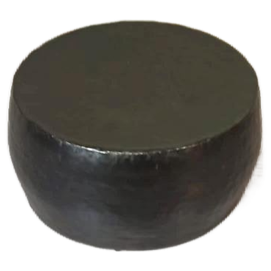 Zwarte Metalen Trommel Salontafel, Rond, 70 Cm 1