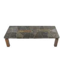 Vintage Salontafel Brutalist 'fish'