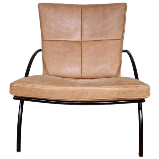 Harvink - Uncle Sam Fauteuil - Cognac - Leder - Design 1