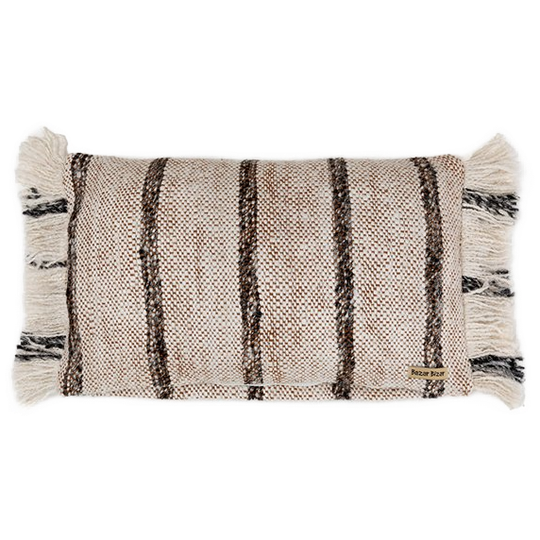 Bazar Bizar | De Oh My Gee Kussenhoes - Bohemian Wit - 30x50 1