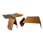 Set Butterfly Stool En Salontafel thumbnail 1