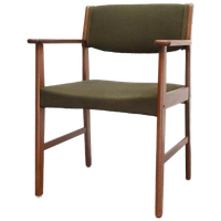 Deense Vintage Stoel Teak Met Armleuningen