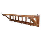 Brutalist Boeren Wandkapstok Massief Eiken thumbnail 1