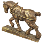Bronzen Beeld Trekpaard thumbnail 1