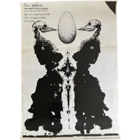 F. Starowieyski (1930-2009), Die Zofen, 1986, Orginal Theater Poster,