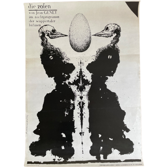 F. Starowieyski (1930-2009), Die Zofen, 1986, Orginal Theater Poster, 1