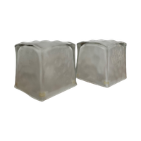 2X (Set) Iviken Ikea Ice Cube Tafellamp