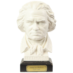 Vintage Buste Beethoven Biscuit Porselein Goebel Bochmann thumbnail 1