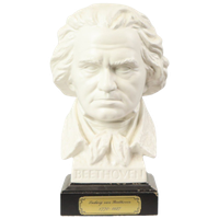 Vintage Buste Beethoven Biscuit Porselein Goebel Bochmann