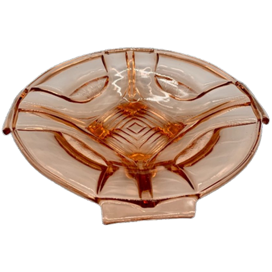 Art Deco Rosaline Persglas Fruitschaal Walther & Sohne Sigrid 1