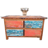 Kleurrijk Tv Meubel, Sidetable, Console Gemaakt Van Sloophou