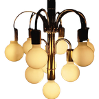 Vintage Hanglamp Met Glazen Bollen Regency/ Sputnik thumbnail 1