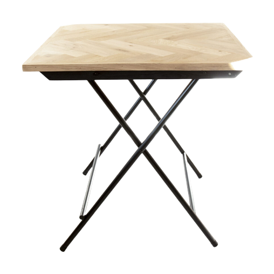 Franse Stijl Klaptafels Bistro Tafels Terrastafels Eiken Visgraat 1