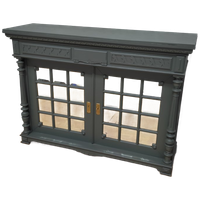 Vintage Kast Met Spiegeldeuren
