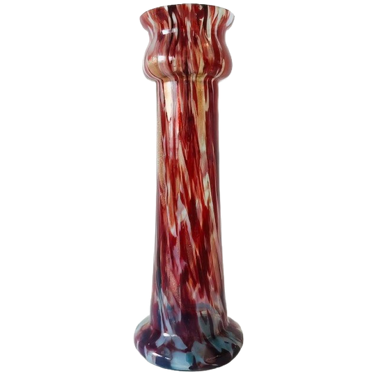 Antieke Legras Gevlekt Glazen Vaas Gemarmerd Glas Art Deco 1920’s 1