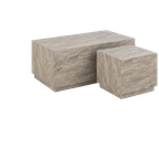 By fonQ | Dice Bijzettafel Set Van 2 Rechthoekig Grijs thumbnail 1