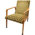 Vintage Fauteuil Geel Groen Jaren 60 Fauteuil thumbnail 1