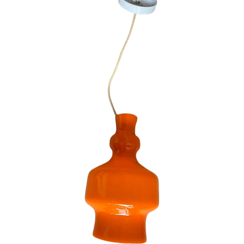 Raak Amsterdam Oranje Glazen Hanglamp , Model B-1202